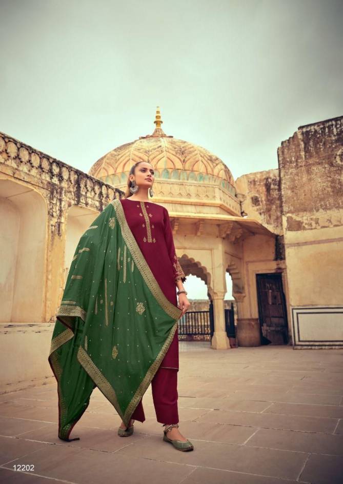 Deepsy Monalisa 7 Festive Wear Silk Exclusive Embroidery Salwar Kameez Collection